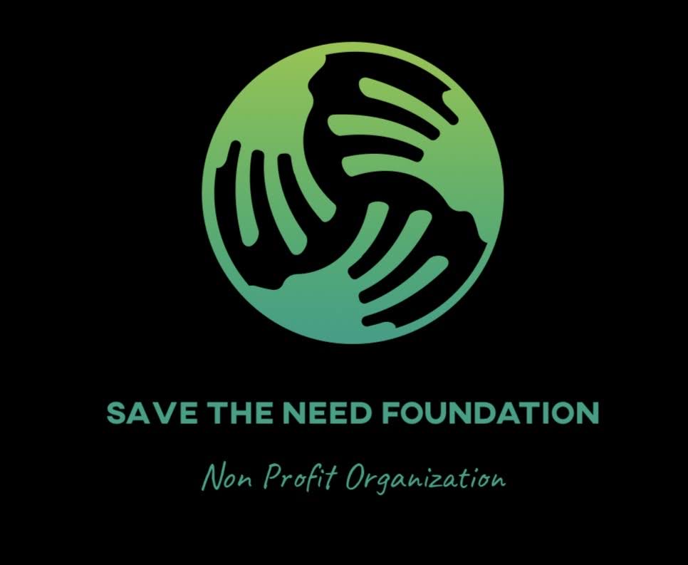 Save The Need Foundation emblem of three joined hands